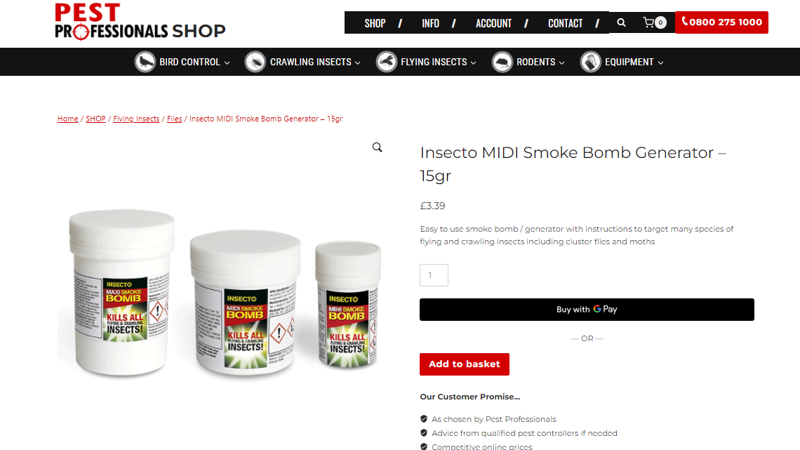 Pest Professionals Shop Goes Live